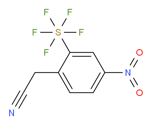 [2-(Cyanomethyl)-5-nitrophenyl]sulfur pentafluoride