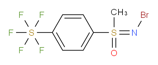 4-(N-bromo-S-methylsulfonimidoyl)phenylsulfur pentafluoride