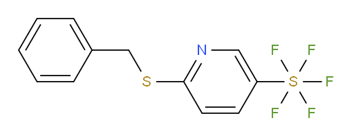 6-(benzylthio)pyridine-3-ylsulfur pentafluoride