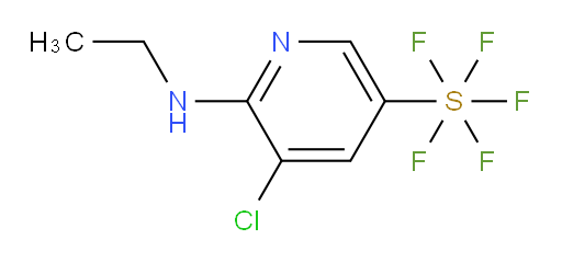 5-chloro-6-(ethylamino)pyridine-3-ylsulfur pentafluoride