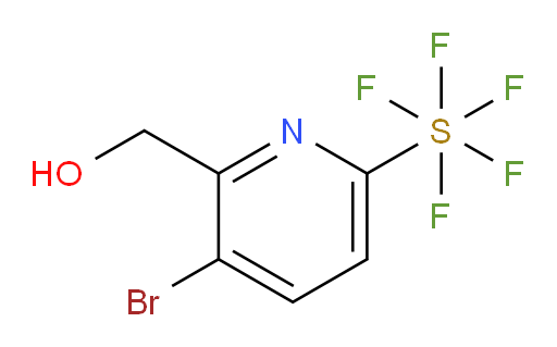 (3-bromo-6-(pentafluoromercapto)pyridin-2-yl)methanol