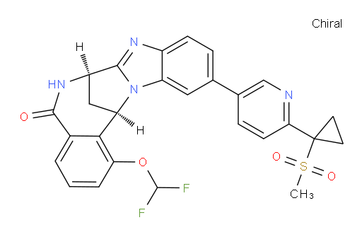 (7R,14R)-1-(difluoromethoxy)-6,7-dihydro-11-[6-[1-(methylsulfonyl)cyclopropyl]pyridin-3-yl]-7,14-Methanobenzimidazo[1,2-b][2,5]benzodiazocin-5(14H)--one