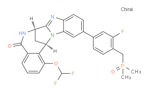 (7R,14R)-1-(difluoromethoxy)-11-[4-[(dimethylphosphinyl)methyl]-3-fluorophenyl]-6,7-dihydro-7,14-Methanobenzimidazo[1,2-b][2,5]benzodiazocin-5(14H)--one
