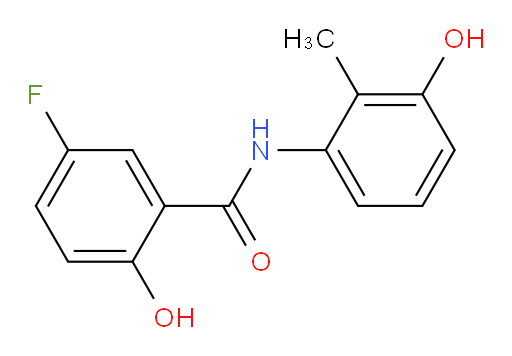 5-fluoro-2-hydroxy-N-(3-hydroxy-2-methylphenyl)benzamide