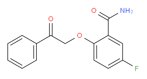 5-fluoro-2-(2-oxo-2-phenylethoxy)benzamide
