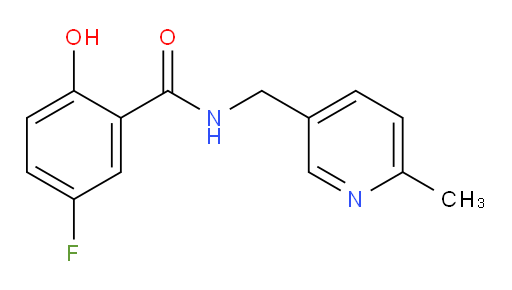 5-fluoro-2-hydroxy-N-((6-methylpyridin-3-yl)methyl)benzamide