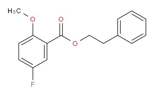 phenethyl 5-fluoro-2-methoxybenzoate