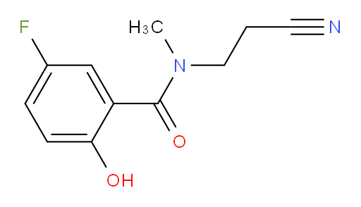 N-(2-cyanoethyl)-5-fluoro-2-hydroxy-N-methylbenzamide
