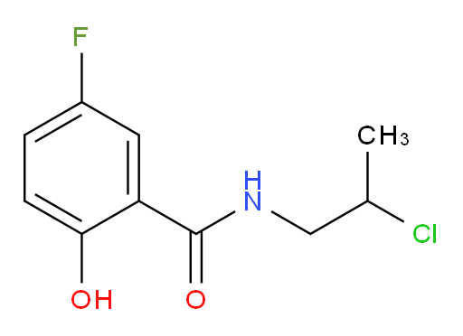 N-(2-chloropropyl)-5-fluoro-2-hydroxybenzamide