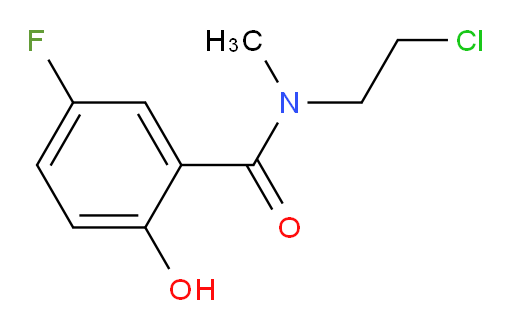 N-(2-chloroethyl)-5-fluoro-2-hydroxy-N-methylbenzamide