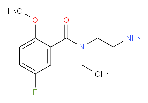 N-(2-aminoethyl)-N-ethyl-5-fluoro-2-methoxybenzamide