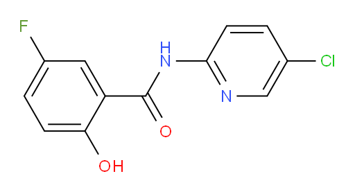 N-(5-chloropyridin-2-yl)-5-fluoro-2-hydroxybenzamide