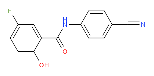 N-(4-cyanophenyl)-5-fluoro-2-hydroxybenzamide