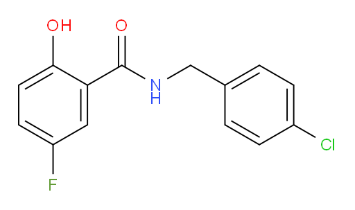 N-(4-chlorobenzyl)-5-fluoro-2-hydroxybenzamide