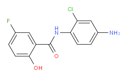 N-(4-amino-2-chlorophenyl)-5-fluoro-2-hydroxybenzamide
