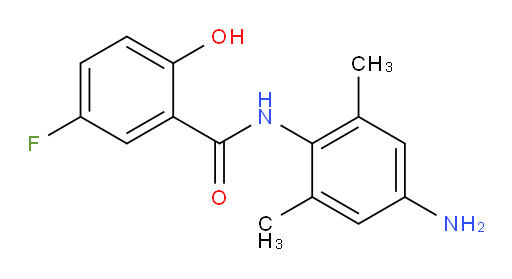 N-(4-amino-2,6-dimethylphenyl)-5-fluoro-2-hydroxybenzamide