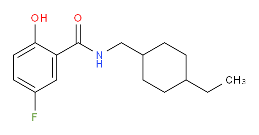 N-((4-ethylcyclohexyl)methyl)-5-fluoro-2-hydroxybenzamide