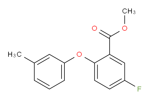 methyl 5-fluoro-2-(m-tolyloxy)benzoate