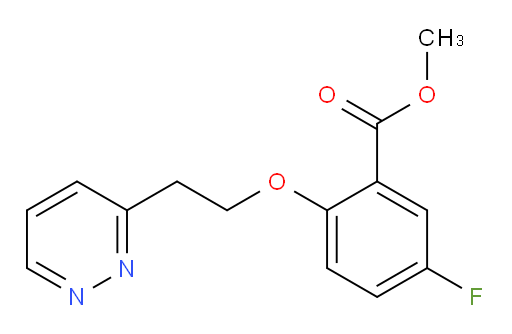 methyl 5-fluoro-2-(2-(pyridazin-3-yl)ethoxy)benzoate