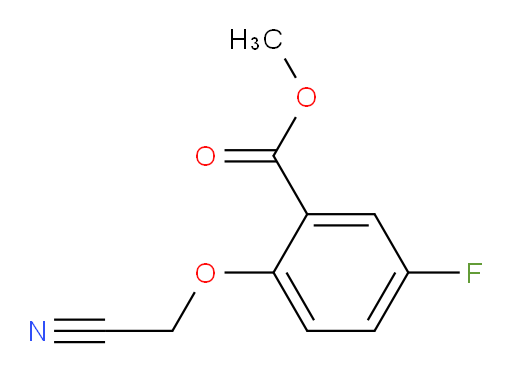 methyl 2-(cyanomethoxy)-5-fluorobenzoate
