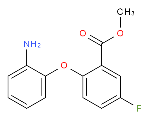 methyl 2-(2-aminophenoxy)-5-fluorobenzoate