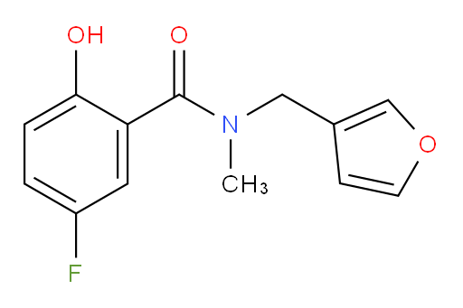 5-fluoro-N-(furan-3-ylmethyl)-2-hydroxy-N-methylbenzamide