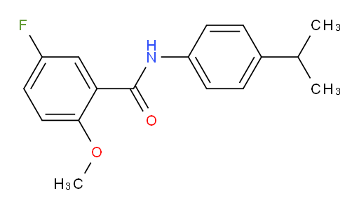 5-fluoro-N-(4-isopropylphenyl)-2-methoxybenzamide