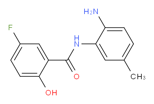 N-(2-amino-5-methylphenyl)-5-fluoro-2-hydroxybenzamide