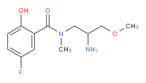 N-(2-amino-3-methoxypropyl)-5-fluoro-2-hydroxy-N-methylbenzamide
