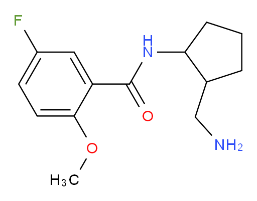 N-(2-(aminomethyl)cyclopentyl)-5-fluoro-2-methoxybenzamide
