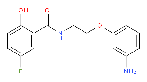N-(2-(3-aminophenoxy)ethyl)-5-fluoro-2-hydroxybenzamide