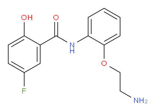 N-(2-(2-aminoethoxy)phenyl)-5-fluoro-2-hydroxybenzamide