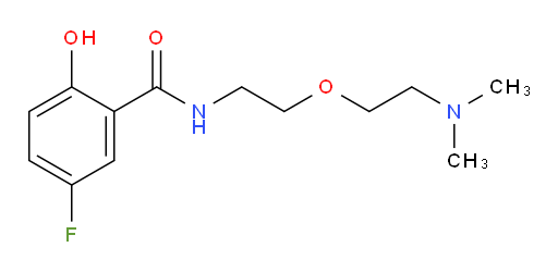 N-(2-(2-(dimethylamino)ethoxy)ethyl)-5-fluoro-2-hydroxybenzamide