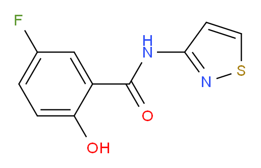 5-fluoro-2-hydroxy-N-(isothiazol-3-yl)benzamide