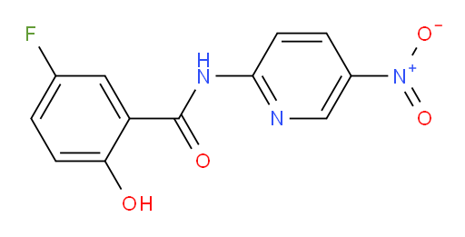 5-fluoro-2-hydroxy-N-(5-nitropyridin-2-yl)benzamide