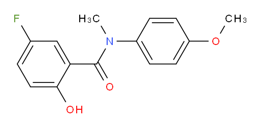 5-fluoro-2-hydroxy-N-(4-methoxyphenyl)-N-methylbenzamide