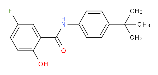 N-(4-(tert-butyl)phenyl)-5-fluoro-2-hydroxybenzamide