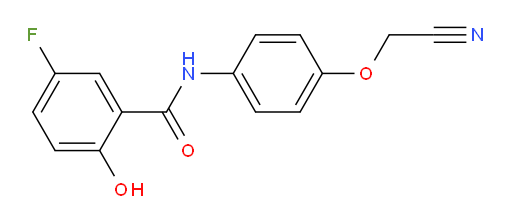 N-(4-(cyanomethoxy)phenyl)-5-fluoro-2-hydroxybenzamide