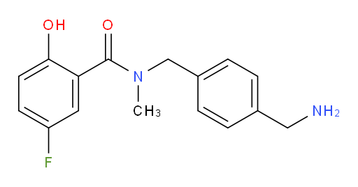 N-(4-(aminomethyl)benzyl)-5-fluoro-2-hydroxy-N-methylbenzamide