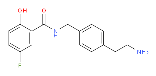 N-(4-(2-aminoethyl)benzyl)-5-fluoro-2-hydroxybenzamide