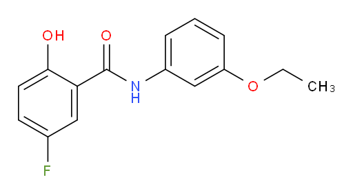 N-(3-ethoxyphenyl)-5-fluoro-2-hydroxybenzamide