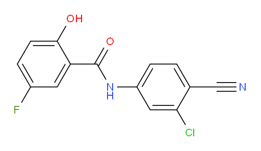 N-(3-chloro-4-cyanophenyl)-5-fluoro-2-hydroxybenzamide
