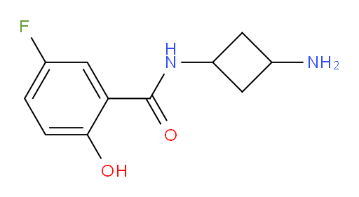 N-(3-aminocyclobutyl)-5-fluoro-2-hydroxybenzamide