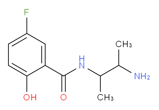 N-(3-aminobutan-2-yl)-5-fluoro-2-hydroxybenzamide