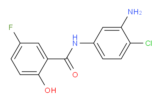 N-(3-amino-4-chlorophenyl)-5-fluoro-2-hydroxybenzamide