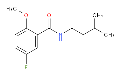 5-fluoro-N-isopentyl-2-methoxybenzamide