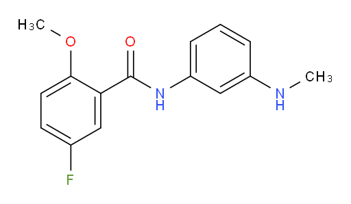 5-fluoro-2-methoxy-N-(3-(methylamino)phenyl)benzamide