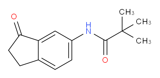 N-(3-oxo-2,3-dihydro-1H-inden-5-yl)pivalamide