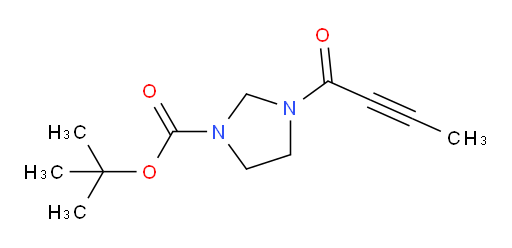 tert-butyl 3-(but-2-ynoyl)imidazolidine-1-carboxylate