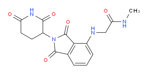 2-((2-(2,6-dioxopiperidin-3-yl)-1,3-dioxoisoindolin-4-yl)amino)-N-methylacetamide